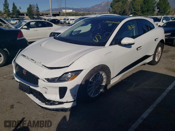 2019 Jaguar I-Pace S z VIN SADHB2S11K1F73993, wystawiony jako Copart lot #39519353 z przebiegiem 28 767 mil mil oraz . Historia ofert i sprzedaży dostępna na DreamBid. Obrazek 1.