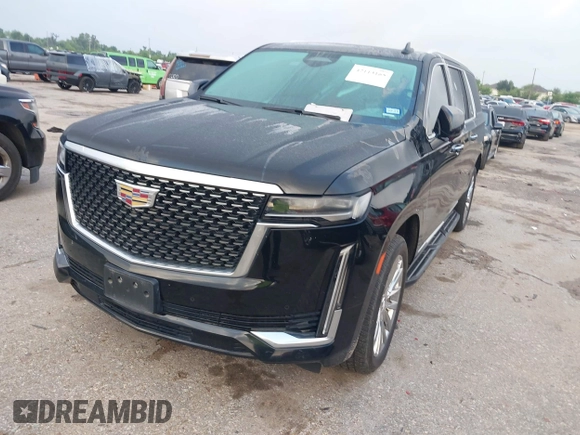 2023 Cadillac Escalade ESV 4WD Premium Luxury z VIN 1GYS4KKLXPR182760, wystawiony jako IAAI lot #42113165 z przebiegiem 156 960 mil mil oraz . Historia ofert i sprzedaży dostępna na DreamBid. Obrazek 2.