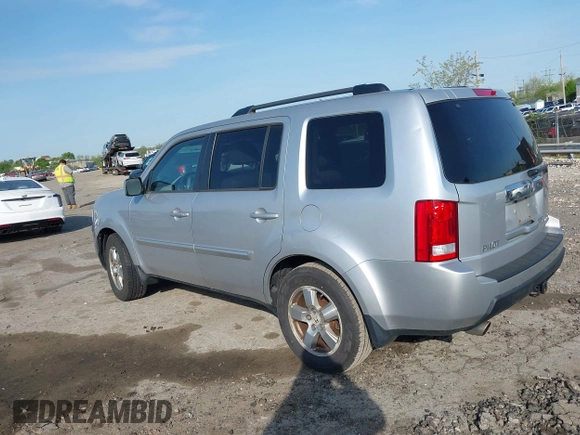 2011 Honda Pilot EX-L with VIN 5FNYF4H53BB076292, listed as a IAAI auction lot 42173265 with 1 mi miles. Bid and sale history available at carsss.com. Image 3.
