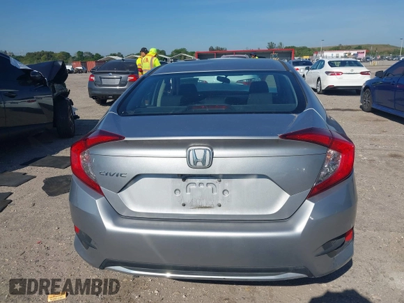 2020 Honda Civic Sedan LX with VIN 2HGFC2F68LH574100, listed as a IAAI auction lot 41890886 with 82,487 mi miles. Bid and sale history available at carsss.com. Image 16.