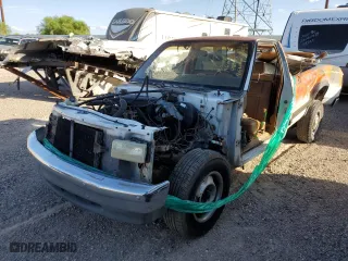 1992 Dodge Dakota "S" with VIN 1B7GL26X1NS529555, listed as a Copart auction lot 65251054 with 220,482 mi miles and Salvage Title. Bid and sale history available at carsss.com. Image 1.