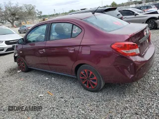 2019 Mitsubishi Mirage ES z VIN ML32F3FJXKHF15686, wystawiony jako Copart lot #55028705 z przebiegiem 107 945 mil mil oraz Szkoda całkowita • Salvage title. Historia ofert i sprzedaży dostępna na DreamBid. Obrazek 2.
