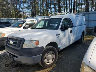 2008 Ford F-150 XL with VIN 1FTRF12288KB95002, listed as a Copart auction lot 46061675 with 125,644 mi miles and Clean Title. Bid and sale history available at carsss.com. Image 1.