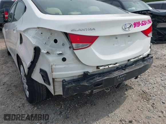 2011 Hyundai Elantra GLS with VIN 5NPDH4AE3BH033821, listed as a IAAI auction lot 42034422 with 222,069 mi miles. Bid and sale history available at carsss.com. Image 6.
