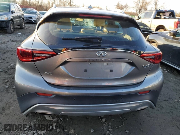 2017 Infiniti QX30 Luxury with VIN SJKCH5CRXHA017226, listed as a Copart auction lot 40426084 with 0 mi miles. Bid and sale history available at carsss.com. Image 6.