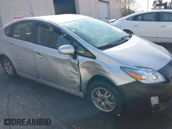 2010 Toyota Prius II with VIN JTDKN3DU9A0106697, listed as a IAAI auction lot 37938406 with 245,315 mi miles. Bid and sale history available at carsss.com. Image 6.