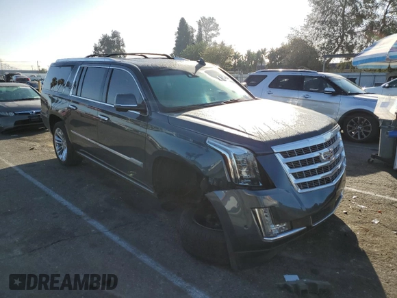 2019 Cadillac Escalade ESV Premium Luxury z VIN 1GYS4JKJ2KR172340, wystawiony jako Copart lot #84936254 z przebiegiem 107 576 mil mil oraz Szkoda całkowita • Salvage title. Historia ofert i sprzedaży dostępna na DreamBid. Obrazek 4.