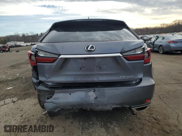 2022 Lexus RX with VIN 2T2HZMDA1NC331083, listed as a Copart auction lot 50925065 with 27,749 mi miles and Salvage Title. Bid and sale history available at carsss.com. Image 6.