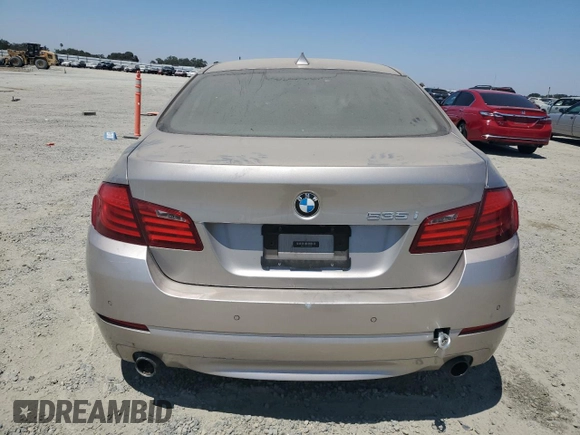 2013 BMW 5 Series 535i with VIN WBAFR7C55DC829146, listed as a Copart auction lot 64052095 with 94,358 mi miles and Salvage title. Bid and sale history available at DreamBid. Image 6.