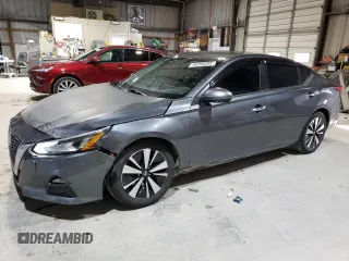 2021 Nissan Altima SV with VIN 1N4BL4DV9MN370066, listed as a Copart auction lot 49708285 with 92,570 mi miles and Salvage title. Bid and sale history available at DreamBid. Image 1.