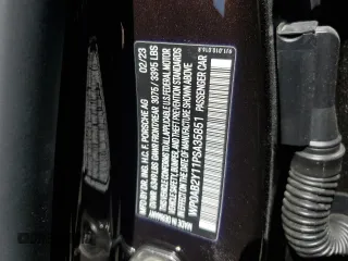 2023 Porsche Taycan 4S z VIN WP0AB2Y11PSA35851, wystawiony jako Copart lot #54502135 z przebiegiem 16 999 mil mil oraz Szkoda całkowita • Salvage title. Historia ofert i sprzedaży dostępna na DreamBid. Obrazek 12.