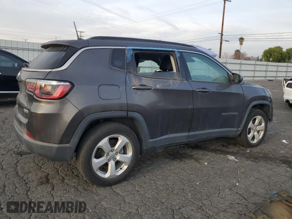 2020 Jeep Compass Latitude with VIN 3C4NJCBB4LT141325, listed as a Copart auction lot 43410945 with 52,691 mi miles and Salvage Title. Bid and sale history available at carsss.com. Image 3.