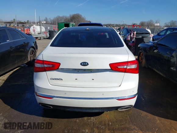 2015 Kia Cadenza Premium with VIN KNALN4D7XF5196941, listed as a IAAI auction lot 41480233 with 118,837 mi miles. Bid and sale history available at carsss.com. Image 17.