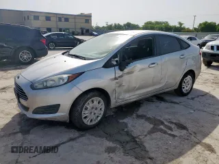 2019 Ford Fiesta S with VIN 3FADP4AJ3KM165669, listed as a Copart auction lot 55577525 with 138,426 mi miles and Salvage title. Bid and sale history available at DreamBid. Image 1.