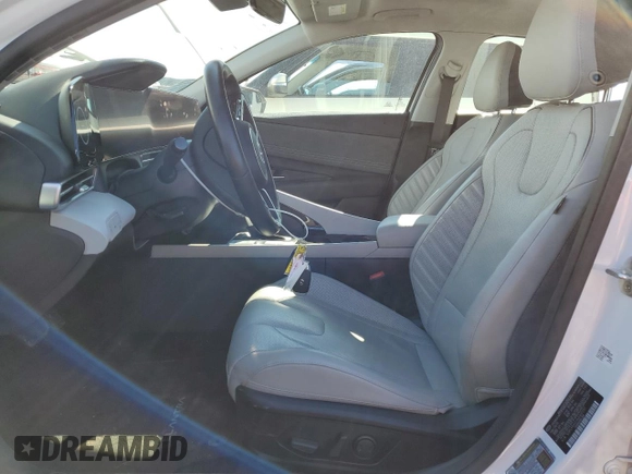 2021 Hyundai Elantra Limited with VIN 5NPLP4AG3MH031392, listed as a Copart auction lot 44696405 with 75,580 mi miles and Salvage Title. Bid and sale history available at DreamBid. Image 7.