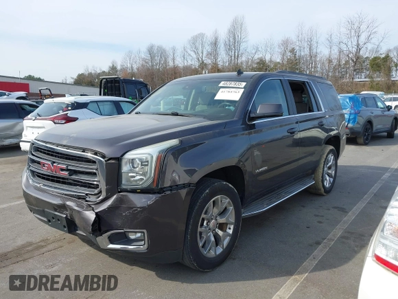 2015 GMC Yukon SLE with VIN 1GKS1AKCXFR269862, listed as a IAAI auction lot 41784763 with 156,286 mi miles. Bid and sale history available at carsss.com. Image 17.