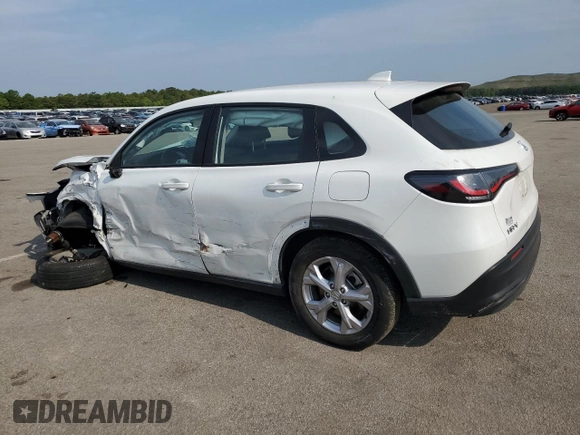 2023 Honda HR-V LX with VIN 3CZRZ2H31PM749026, listed as a Copart auction lot 59519705 with 22,810 mi miles and Salvage title. Bid and sale history available at DreamBid. Image 2.