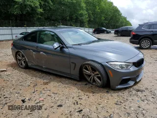 2015 BMW 4 Series 435i with VIN WBA3R1C50FK193213, listed as a Copart auction lot 58164215 with 109,366 mi miles and Salvage title. Bid and sale history available at DreamBid. Image 4.