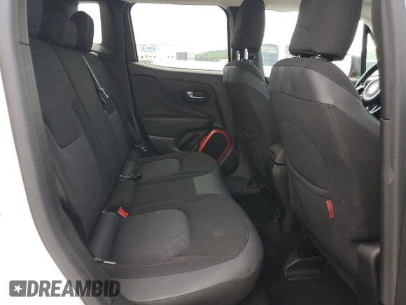 2015 Jeep Renegade Trailhawk with VIN ZACCJBCT2FPB85764, listed as a Copart auction lot 58965465 with 80,440 mi miles and Salvage title. Bid and sale history available at DreamBid. Image 10.