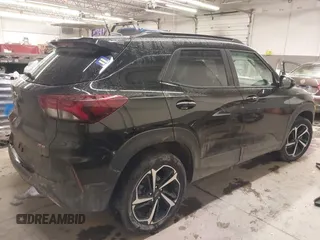 2022 Chevrolet TrailBlazer RS with VIN KL79MUSL1NB140240, listed as a IAAI auction lot 41356694 with 27,760 mi miles. Bid and sale history available at carsss.com. Image 4.