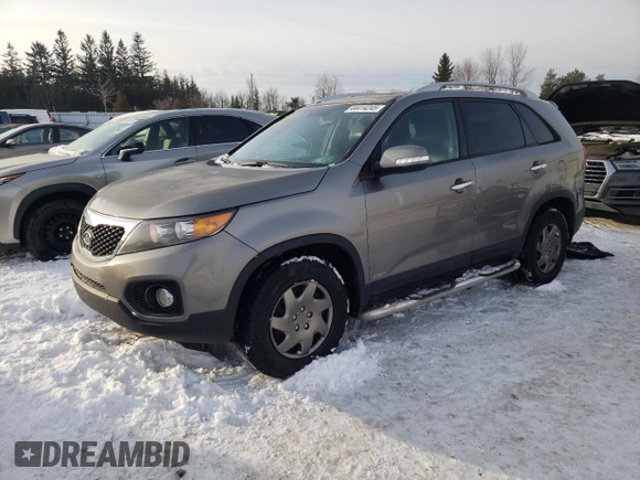 2012 Kia Sorento EX with VIN 5XYKUDA20CG198436, listed as a Copart auction lot 44414245 with 317,389 mi miles and Salvage Title. Bid and sale history available at carsss.com. Image 1.