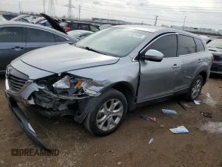 2015 Mazda CX-9 Sport z VIN JM3TB3BAXF0464475, wystawiony jako Copart lot #49216585 z przebiegiem 144 823 mil mil oraz Szkoda całkowita • Salvage title. Historia ofert i sprzedaży dostępna na DreamBid. Obrazek 1.