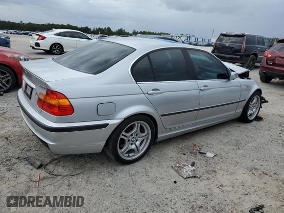 2002 BMW 3 Series 330i with VIN WBAEV53472KM01780, listed as a Copart auction lot 80667794 with 0 mi miles and Salvage Title. Bid and sale history available at carsss.com. Image 3.