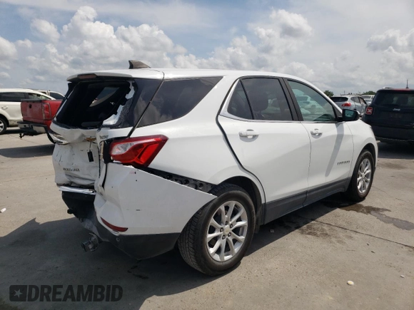 2021 Chevrolet Equinox LT with VIN 3GNAXKEV8MS181337, listed as a Copart auction lot 55274205 with 71,708 mi miles and Salvage Title. Bid and sale history available at DreamBid. Image 3.