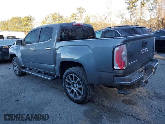 2019 GMC Canyon 4WD Denali with VIN 1GTG6EEN4K1124204, listed as a Copart auction lot 88850725 with 85,607 mi miles and Salvage Title. Bid and sale history available at carsss.com. Image 2.