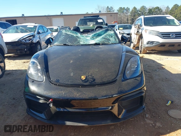 2021 Porsche 718 Spyder with VIN WP0CC2A81MS240303, listed as a IAAI auction lot 41358258 with 7,525 mi miles and . Bid and sale history available at DreamBid. Image 13.