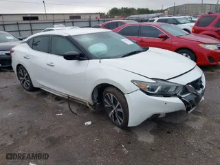 2018 Nissan Maxima SL with VIN 1N4AA6AP2JC386345, listed as a IAAI auction lot 41663507 with 74,109 mi miles. Bid and sale history available at carsss.com. Image 1.