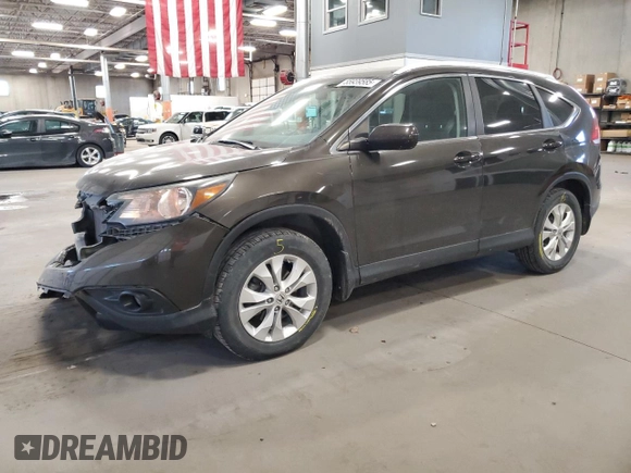 2013 Honda CR-V EX-L z VIN 5J6RM4H72DL002285, wystawiony jako Copart lot #55939585 z przebiegiem 163 350 mil mil oraz Szkoda całkowita • Salvage title. Historia ofert i sprzedaży dostępna na DreamBid. Obrazek 1.