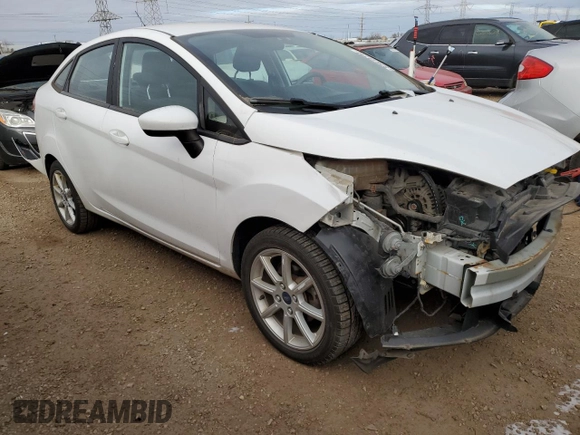 2017 Ford Fiesta SE with VIN 3FADP4BJ2HM136218, listed as a Copart auction lot 82819734 with 74,358 mi miles and Salvage Title. Bid and sale history available at DreamBid. Image 4.