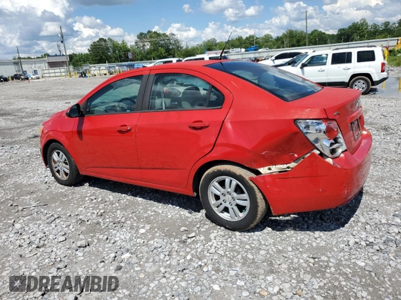 2012 Chevrolet Sonic LS z VIN 1G1JA5SH2C4174661, wystawiony jako Copart lot #56650635 z przebiegiem 128 258 mil mil oraz Szkoda całkowita • Salvage title. Historia ofert i sprzedaży dostępna na DreamBid. Obrazek 2.