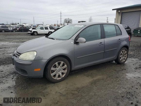 2008 Volkswagen Rabbit S with VIN WVWDB71K28W332616, listed as a Copart auction lot 45552265 with 184,135 mi miles and Salvage title. Bid and sale history available at DreamBid. Image 1.