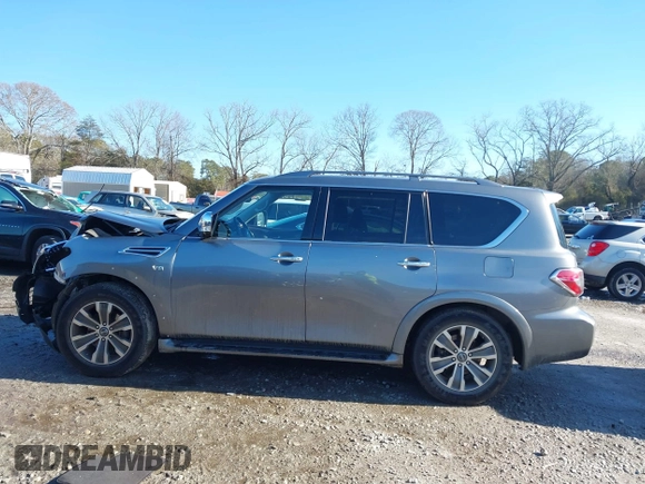 2020 Nissan Armada SV with VIN JN8AY2ND6L9107451, listed as a IAAI auction lot 41440162 with 101,737 mi miles. Bid and sale history available at carsss.com. Image 14.