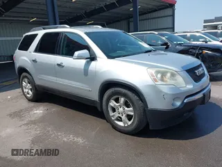 2009 GMC Acadia SLT1 with VIN 1GKEV23D29J213190, listed as a IAAI auction lot 42399305 with 189,787 mi miles and . Bid and sale history available at DreamBid. Image 1.