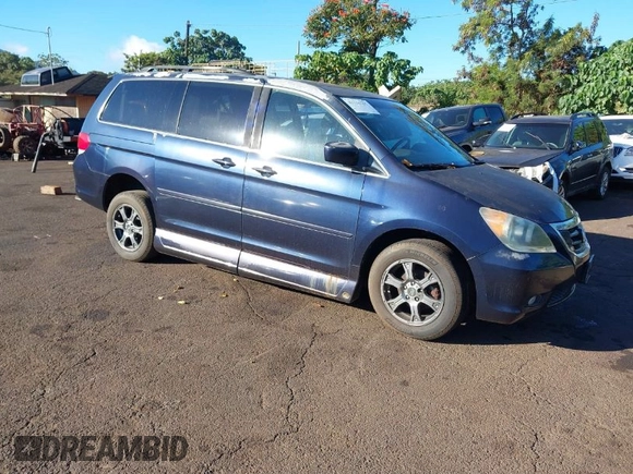 2008 Honda Odyssey Touring with VIN 5FNRL38818B021382, listed as a IAAI auction lot 41116757 with 6,894 mi miles. Bid and sale history available at carsss.com. Image 1.