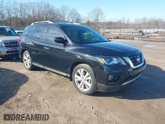 2018 Nissan Pathfinder S with VIN 5N1DR2MN0JC675254, listed as a IAAI auction lot 41492432 with 66,571 mi miles and . Bid and sale history available at DreamBid. Image 1.