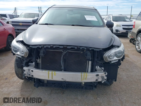 2014 Infiniti QX60 with VIN 5N1AL0MM2EC543778, listed as a IAAI auction lot 41587616 with Not Provided miles and . Bid and sale history available at carsss.com. Image 6.