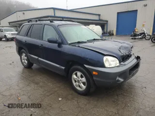 2005 Hyundai Santa Fe GLS with VIN KM8SC73D85U890802, listed as a Copart auction lot 80218154 with 230,793 mi miles and Salvage Title. Bid and sale history available at carsss.com. Image 4.