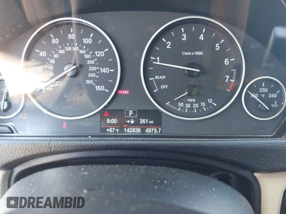 2014 BMW 3 Series 320i xDrive with VIN WBA3C3C59EF986353, listed as a IAAI auction lot 42383107 with 142,836 mi miles and . Bid and sale history available at DreamBid. Image 7.