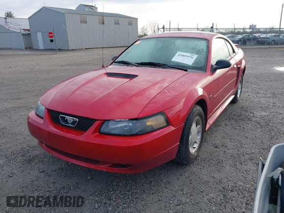 2001 Ford Mustang Standard with VIN 1FAFP40421F191957, listed as a IAAI auction lot 42005976 with 52,882 mi miles. Bid and sale history available at carsss.com. Image 2.