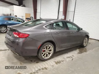 2015 Chrysler 200 C with VIN 1C3CCCEG8FN674070, listed as a Copart auction lot 52426375 with 171,662 mi miles and Salvage Title. Bid and sale history available at carsss.com. Image 3.