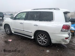 2013 Lexus LX 570 with VIN JTJHY7AX2D4101858, listed as a Copart auction lot 53908465 with 149,930 mi miles and Salvage title. Bid and sale history available at DreamBid. Image 2.
