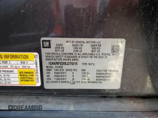2014 Chevrolet Traverse LS z VIN 1GNKRFED8EJ279316, wystawiony jako Copart lot #53733635 z przebiegiem 151 079 mil mil oraz Szkoda całkowita • Salvage title. Historia ofert i sprzedaży dostępna na DreamBid. Obrazek 13.