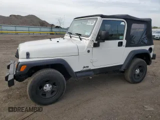 2006 Jeep Wrangler SE with VIN 1J4FA29156P786693, listed as a Copart auction lot 50727035 with 87,544 mi miles and Clean Title. Bid and sale history available at carsss.com. Image 1.