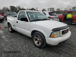 2001 GMC Sonoma SL with VIN 1GTCS145418119062, listed as a Copart auction lot 80579954 with 76,295 mi miles and Salvage Title. Bid and sale history available at carsss.com. Image 4.