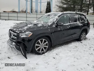 2021 Mercedes-Benz GLS with VIN 4JGFF5KE6MA553777, listed as a Copart auction lot 41505925 with 37,247 mi miles and Salvage Title. Bid and sale history available at carsss.com. Image 1.