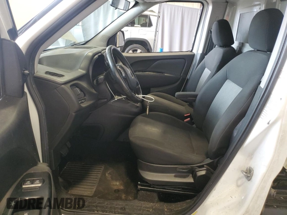 2017 Ram ProMaster City Cargo Tradesman SLT with VIN ZFBERFBB0H6E07666, listed as a Copart auction lot 60877895 with 115,367 mi miles and Clean title. Bid and sale history available at DreamBid. Image 7.